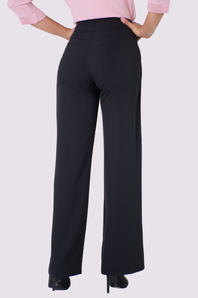 Pantalón para mujer clásico pretina cruzada Xuss
