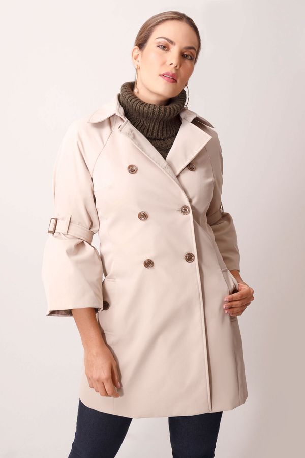 abrigo trench mujer