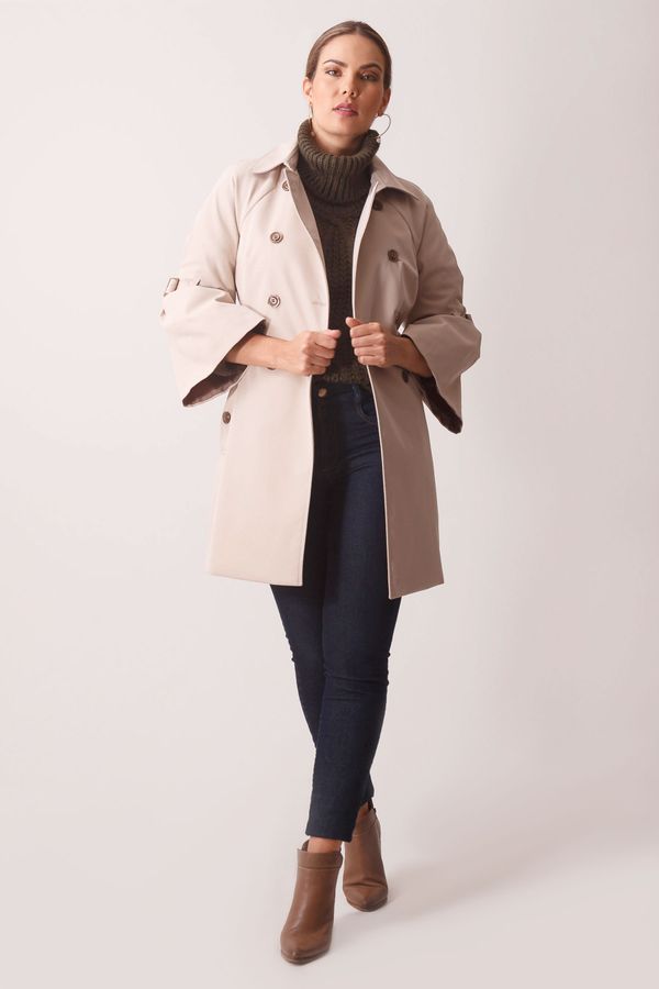 abrigo trench mujer