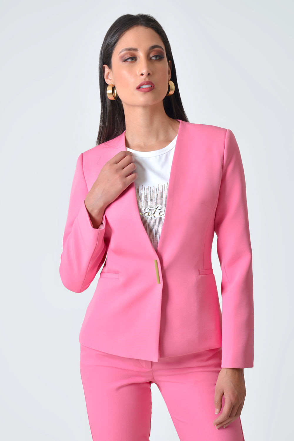 Blazer Mujer En Twill Stretch - Xuss