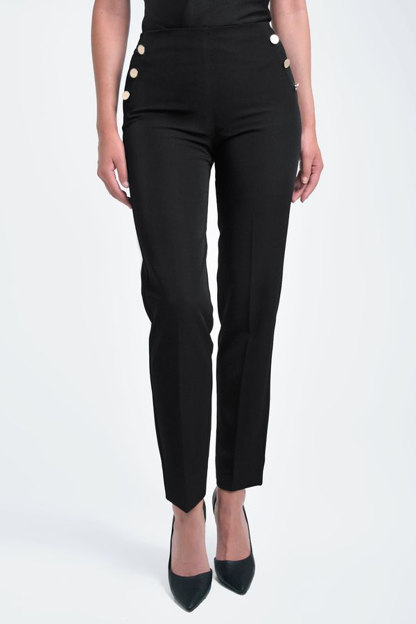 Pantal n Mujer Horma Cl sica En Twill Stretch Con Botones