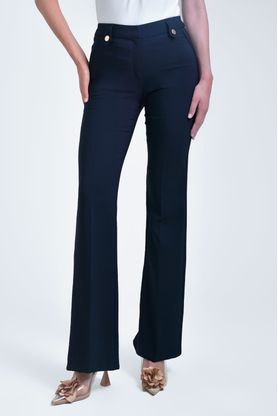 Pantalon Formal De Dama Con Pliegue / Confección Nacional